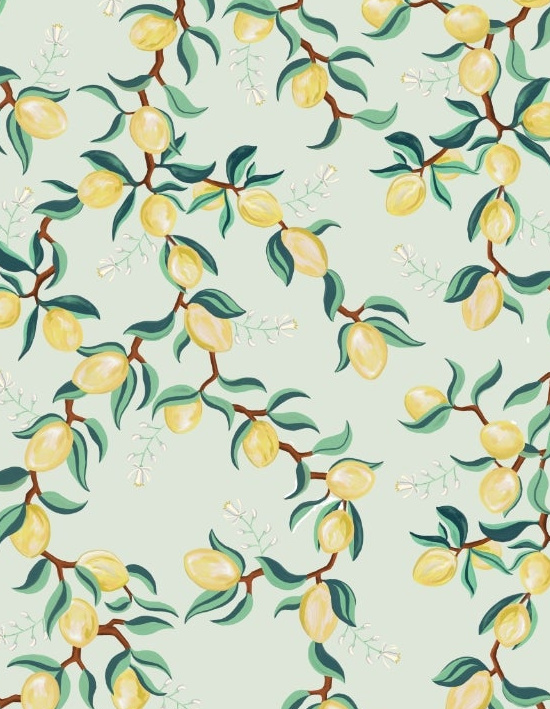 citrus-grove-mint-wallpaper