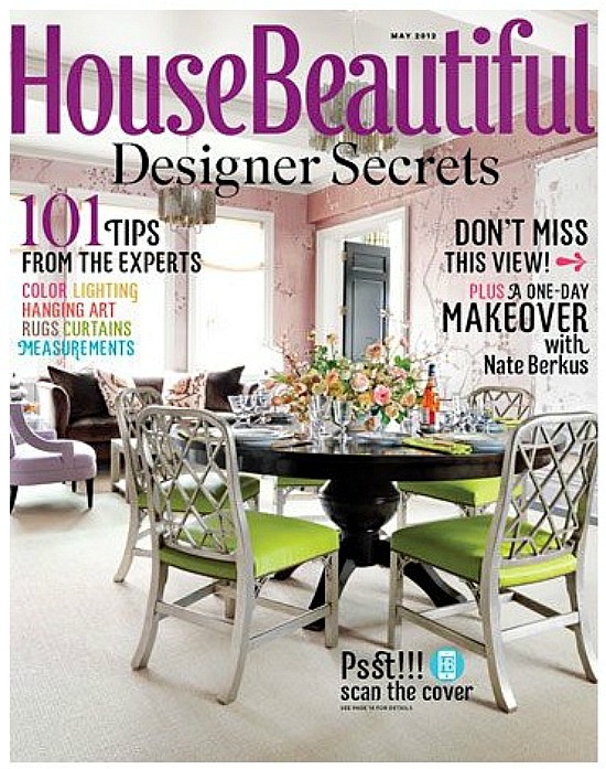 House Beautiful May 2012 issue cover