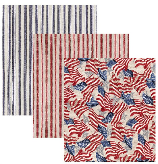 red-white-blue-fabric