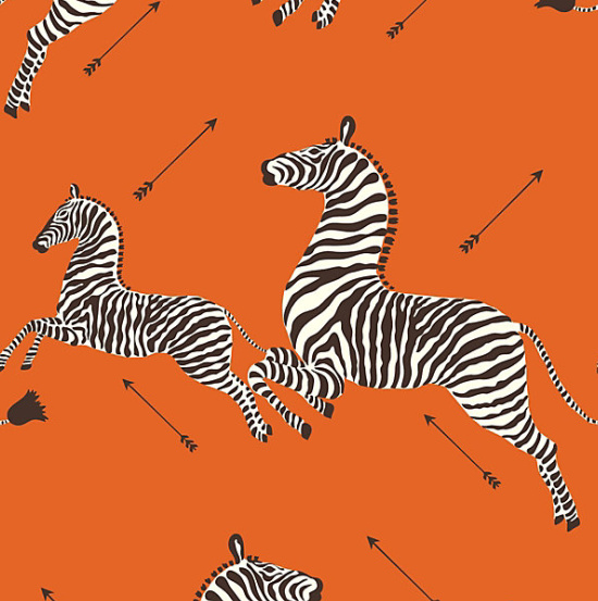 Scalamandré-zebras-orange-black