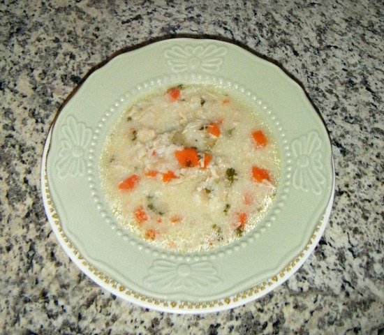 homemade chicken and rice soup