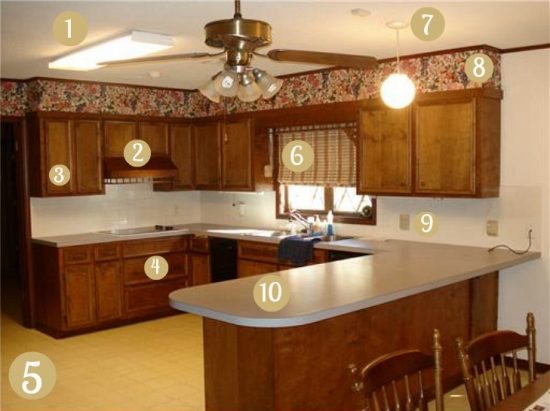 outdated kitchen