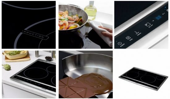 Electrolux hybrid induction cooktop