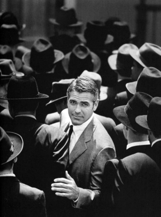George-Clooney-in-sea-of-gentlemen-wearing-hats