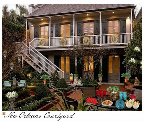 New Orleans courtyard