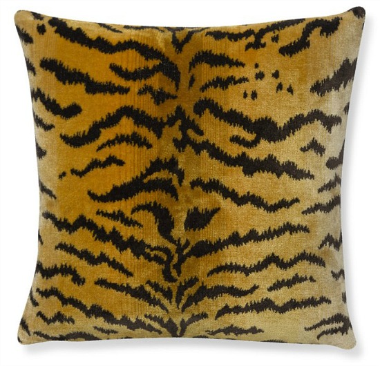 Scalamandré Tigre pillow cover