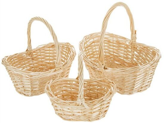 willow baskets set