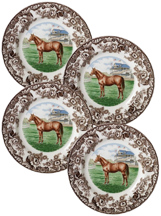 Spode-horse-plates