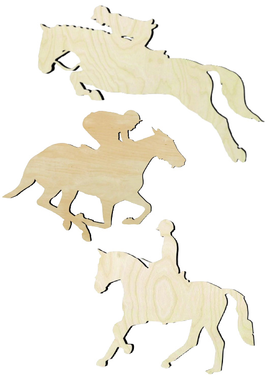 horse-wood-cutouts