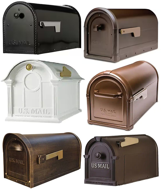 post-mount-decorative-mailboxes