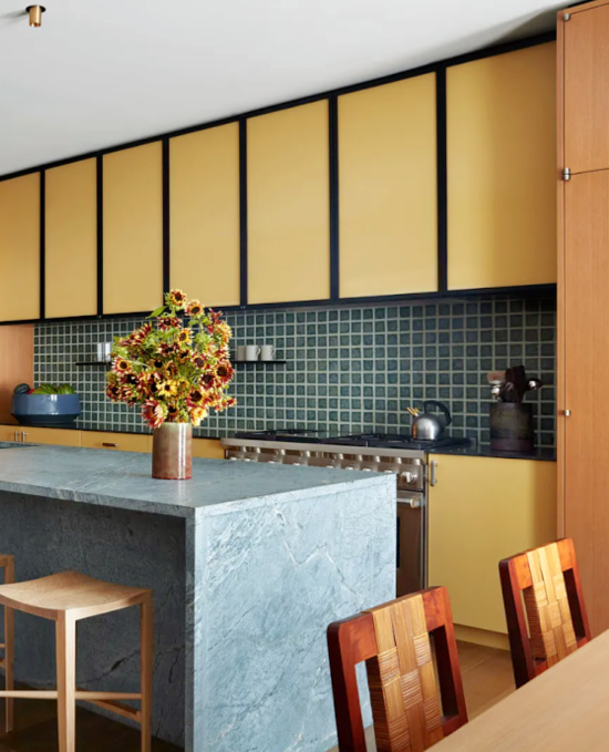 yellow-black-modern-kitchen-cabinets