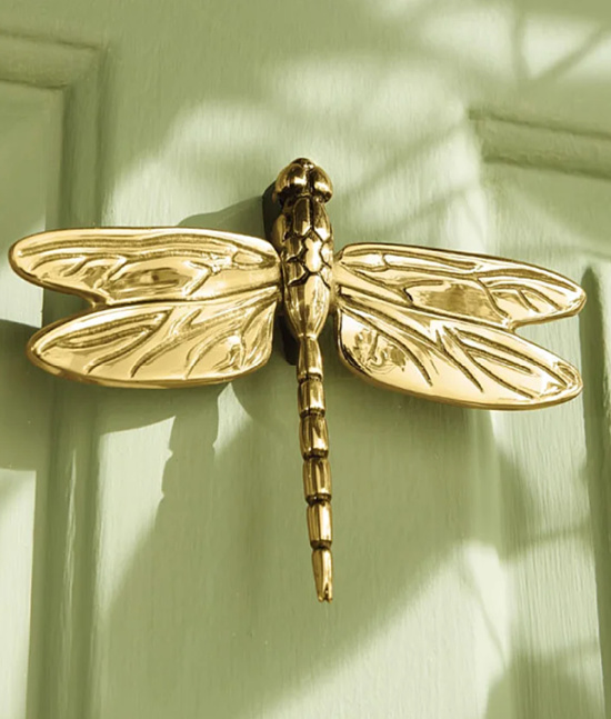 Michael Healy Brass Dragonfly Door Knocker