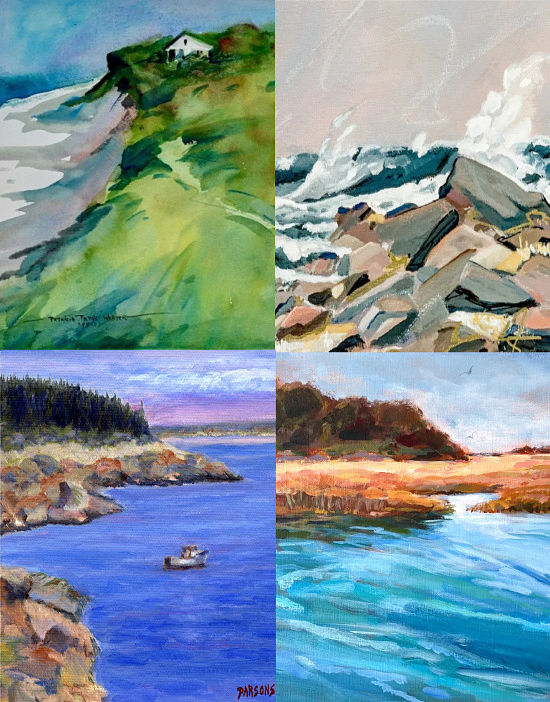 Maine-coast-artwork