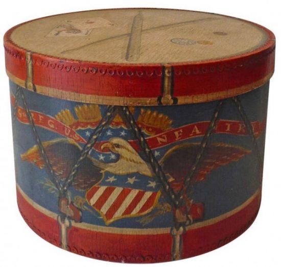 patriotic hat box