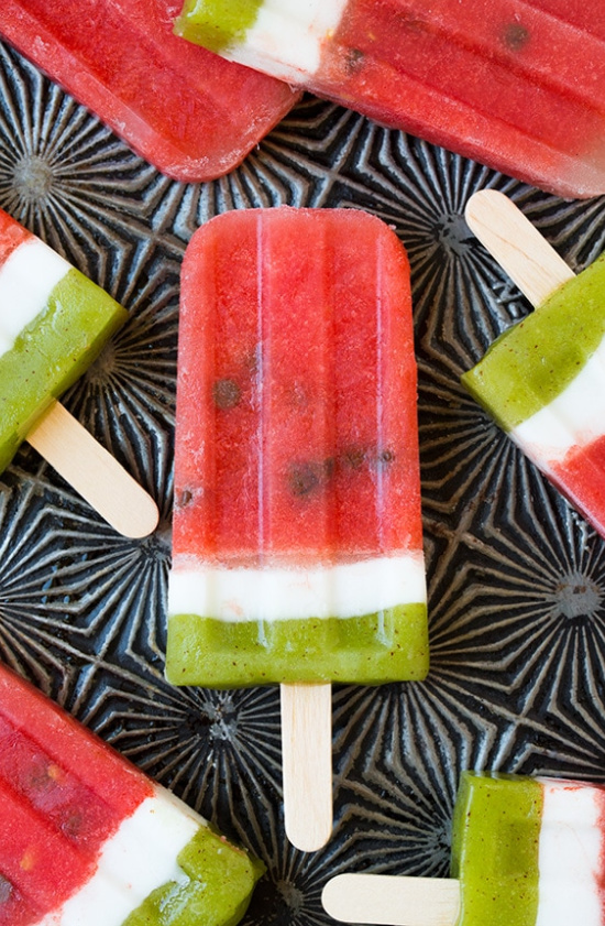 watermelon popsicles summer