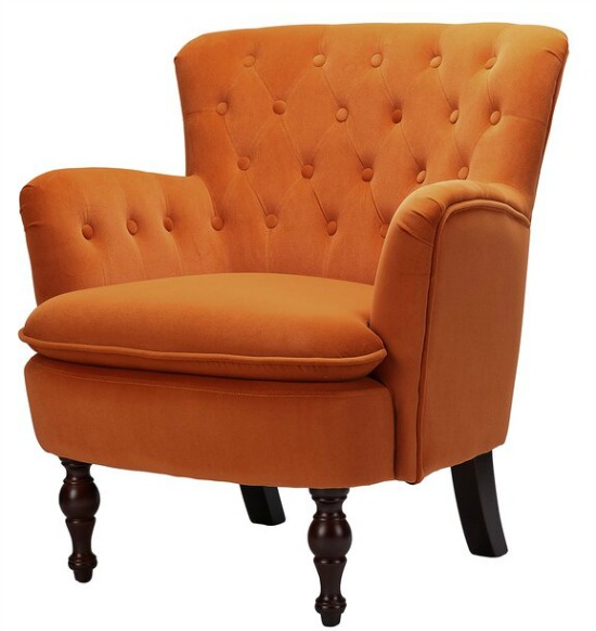 Didonato+Armchair-orange-velvet