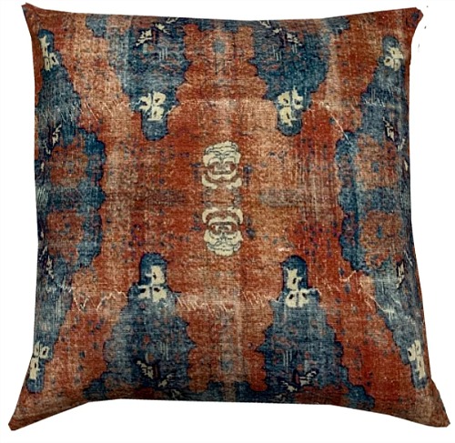 Rani Block Printed Throw Pillow by the Inspiring Home