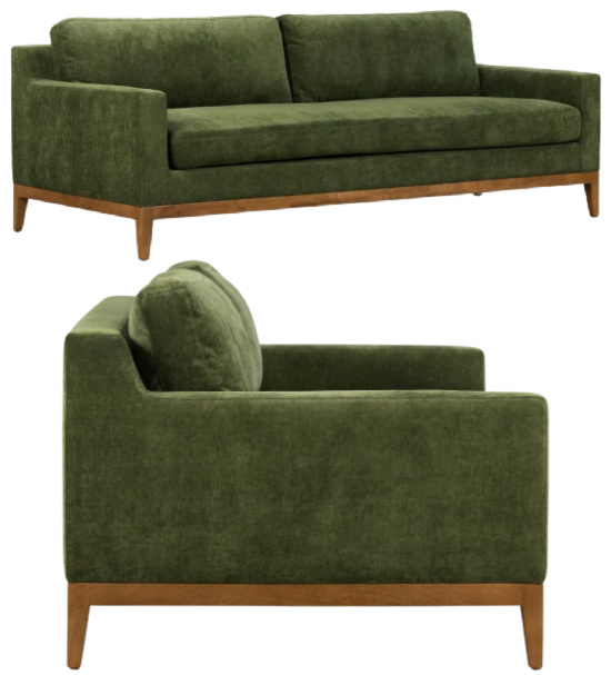 green-velvet-sofa-wood-frame