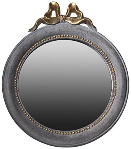 gray-round-wall-mirror
