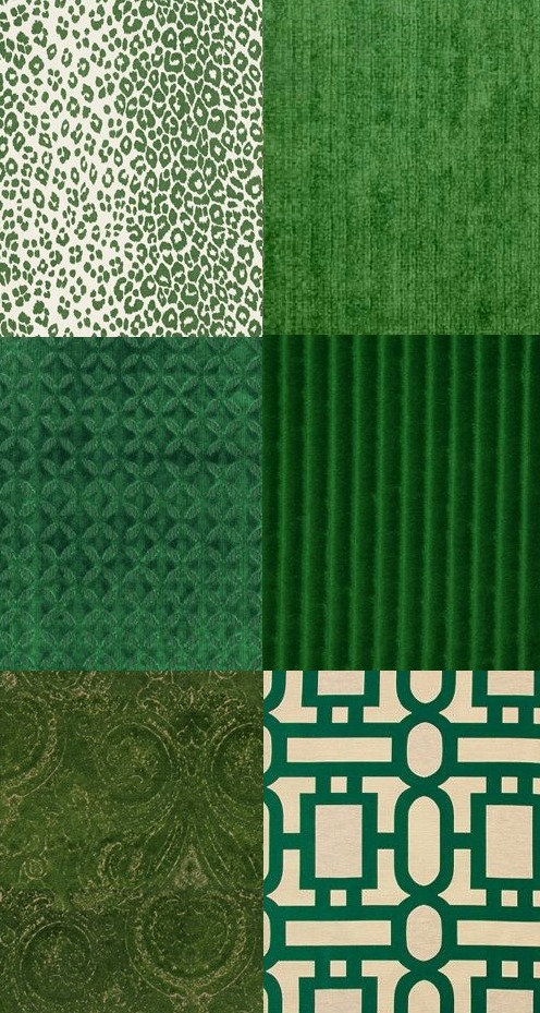 green-fabric-swatches