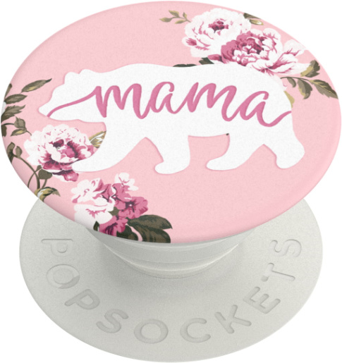 Popsockets Grip with Swappable Top for Cell Phones, PopGrip Mama Bear