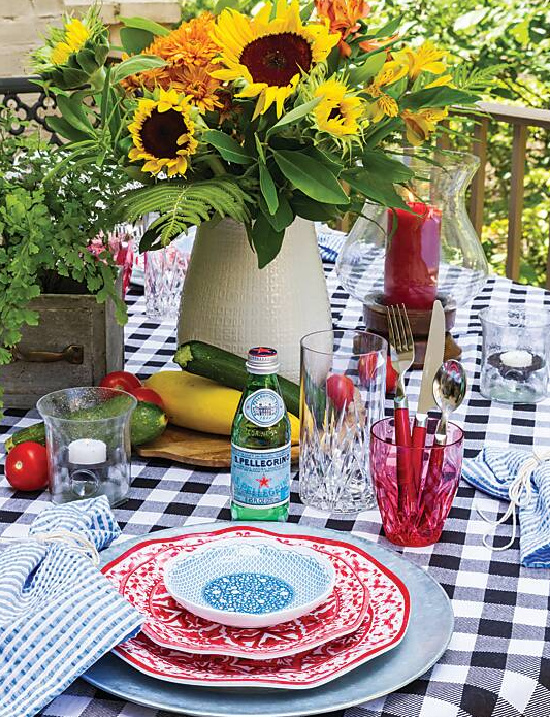 red-white-blue-table-setting