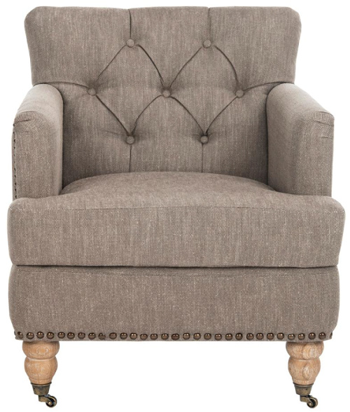 Colin Taupe Linen Arm Chair