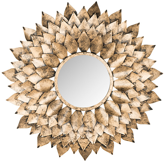 Provence Sunburst Iron Framed Mirror