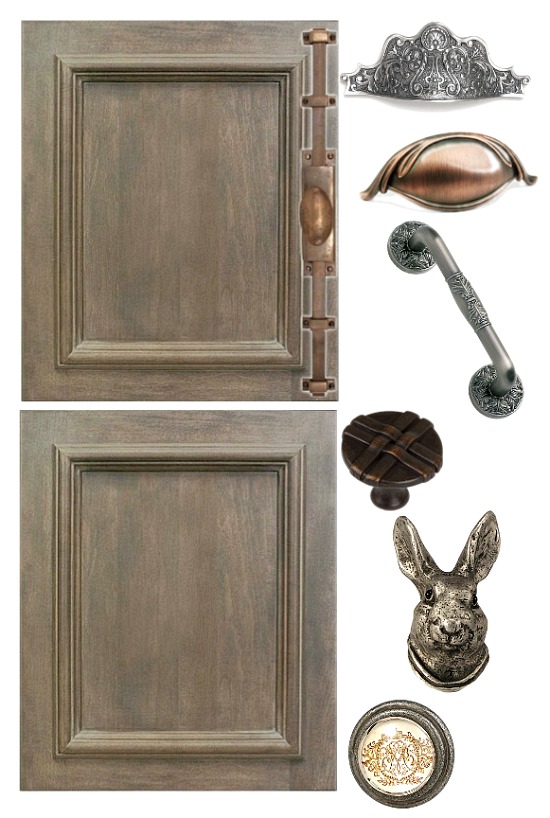 French style cabinet hardware