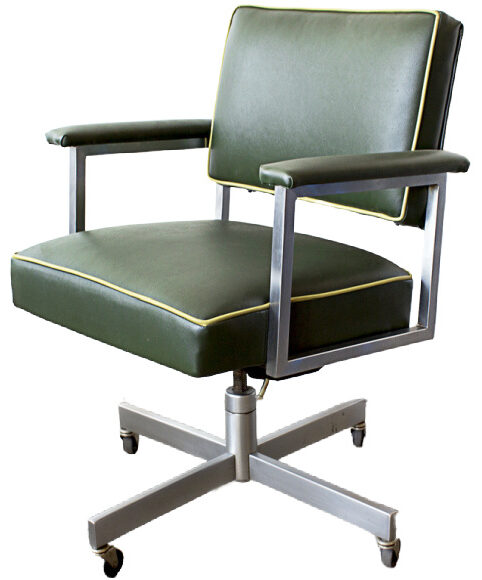vintage-used-green-leather-industrial-style-office-chair