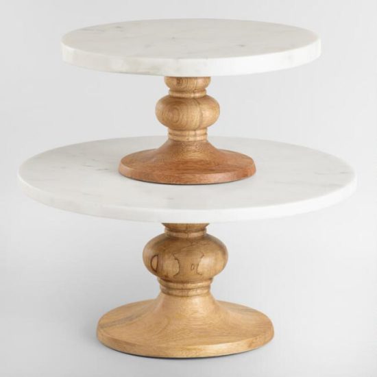 marble-wood-pedestal-stand