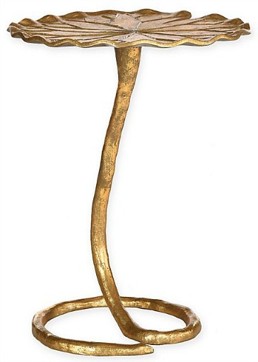 Safavieh Justina Side Table in Gold