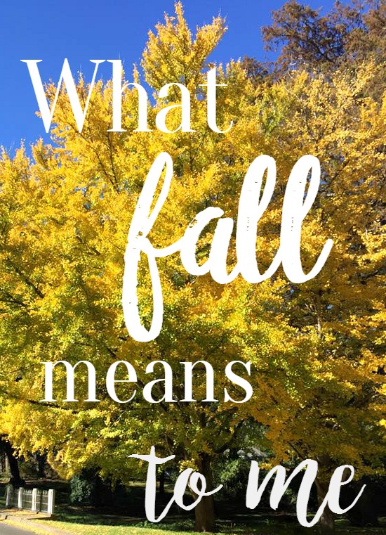 what fall means to me