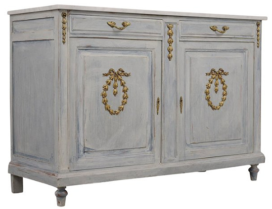 French Painted Buffet in Louis XVI Style