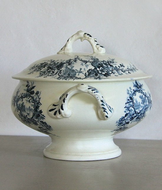 French-blue-vintage-soup-tureen