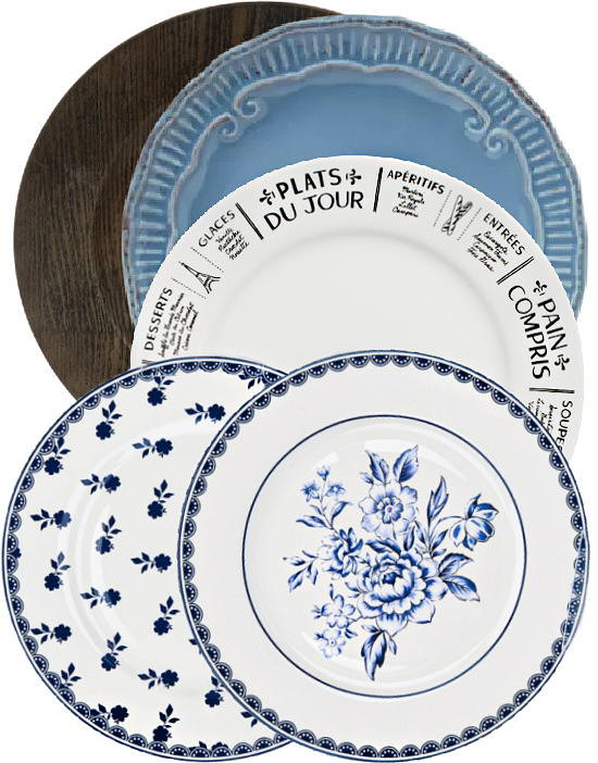 French-blue-white-dinner-plates