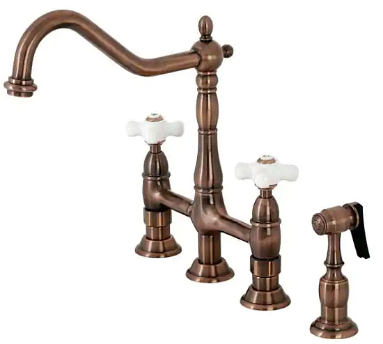 antique-copper-kitchen-faucet