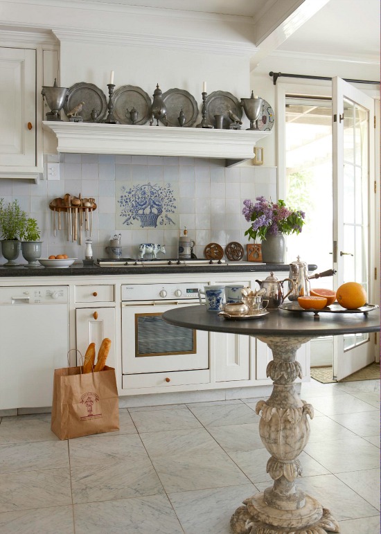 country-French-kitchen-blue-white