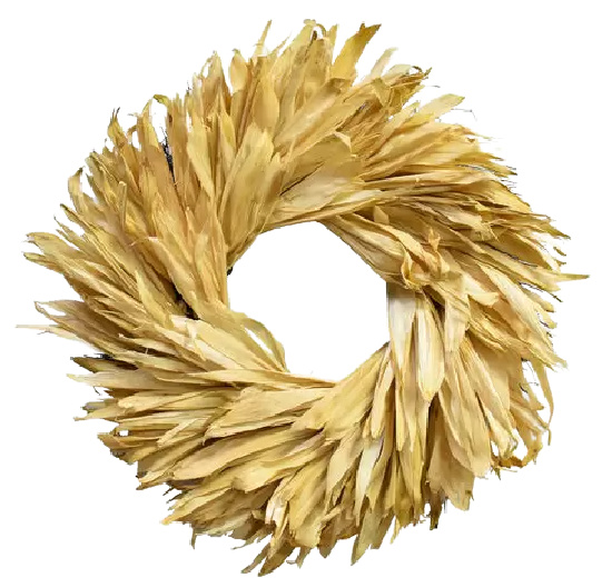corn husk wreath