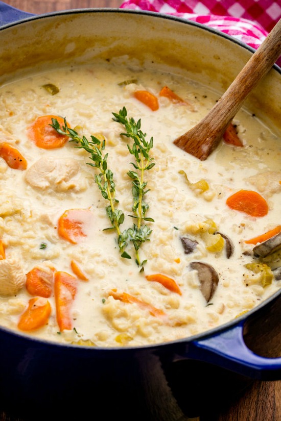 creamy-mushroom-rice-soup