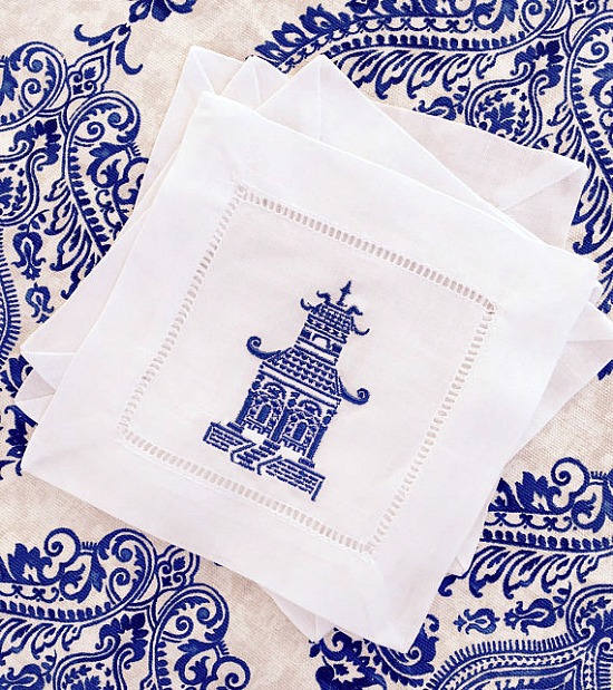 blue-pagoda-embroidered-cocktail-napkins-1