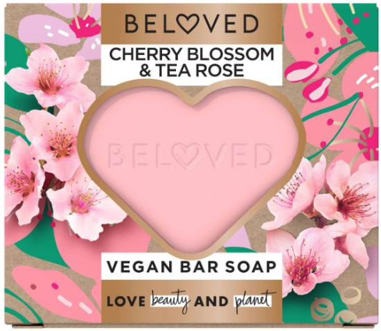 Beloved Cherry Blossom & Tea Rose Vegan Bar Soap 