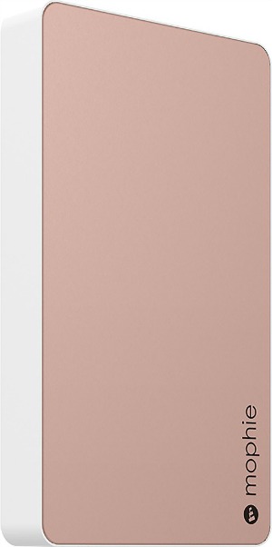 mophie - Powerstation 6000 mAh Portable Charger for USB devices - Rose gold