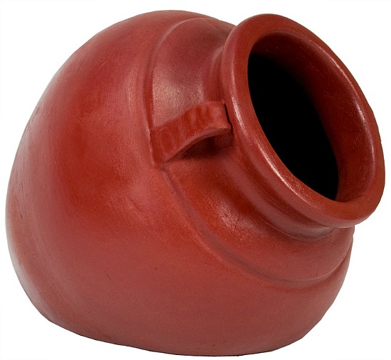 red-pottery-planter