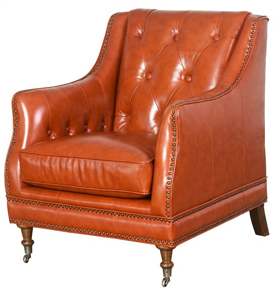 Nicollete-top-grain-waxed-leather-persimmon-chair