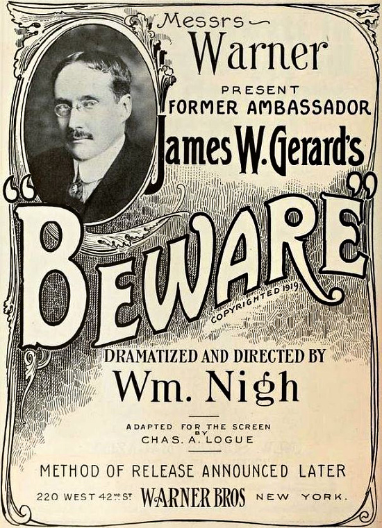 Beware! vintage ad