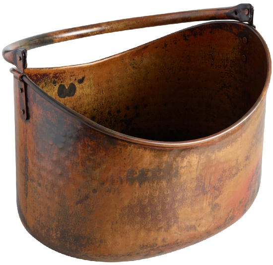 Hammered Copper Party Tub