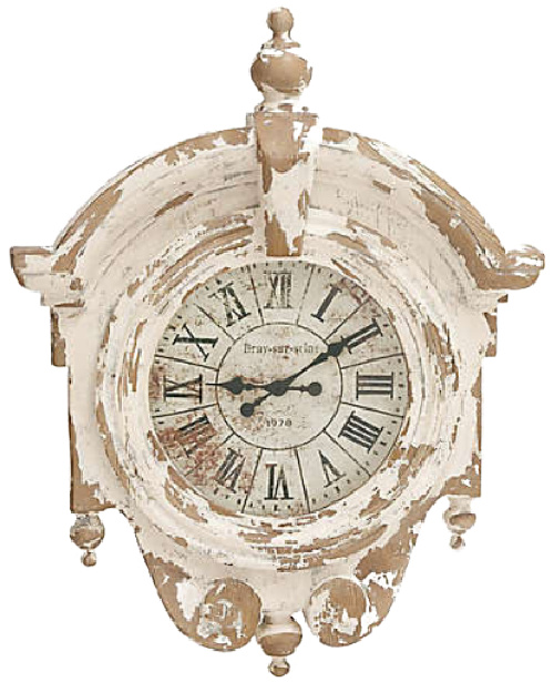 Fiberglass 44-inch x 34-inch Wall Clock