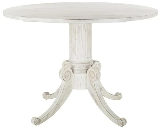 Forest Antique White Drop Leaf Dining Table