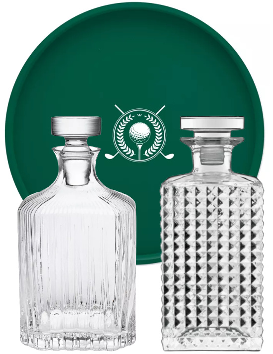 golf-tray-crystal-liquor-decanters